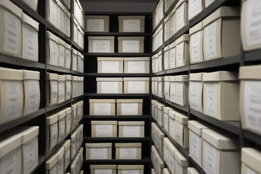 Record keeping boxes organized.