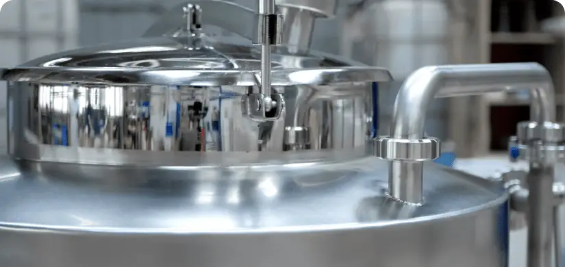 Food equipment - autoclave. Stainless steel in food equipment.