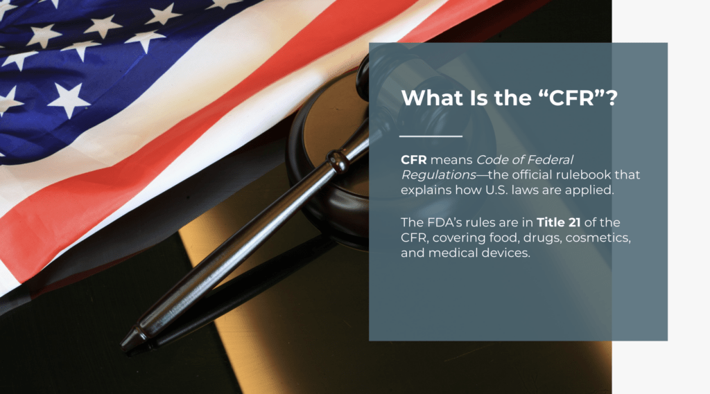 Screenshot two for course on Introduction to FDA Food Regulation Framework.