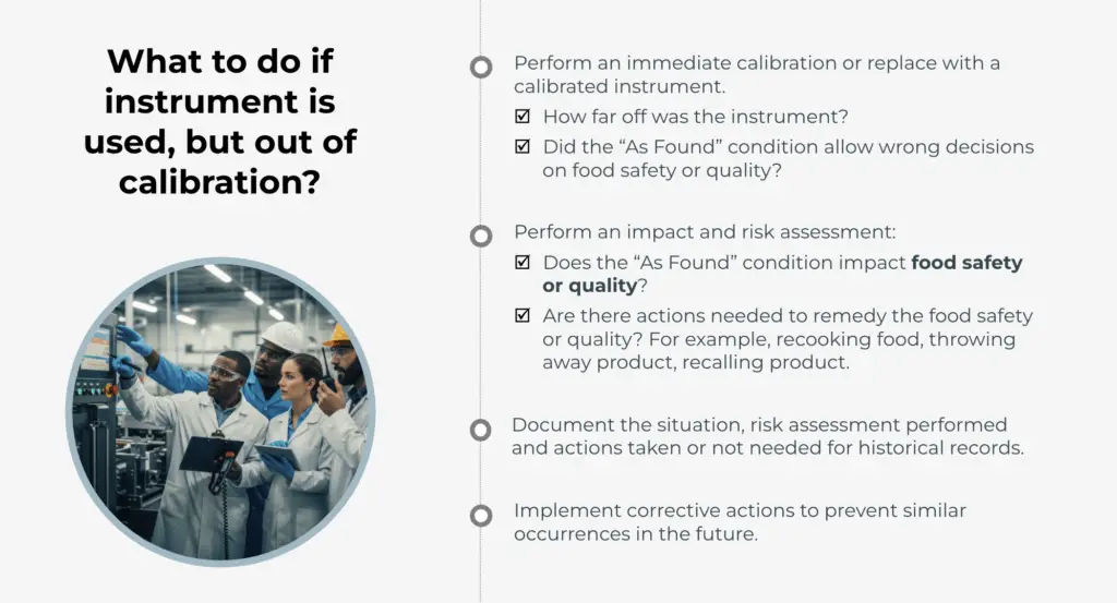 Screenshot two on course Calibration Best Practices for the Food Industry.