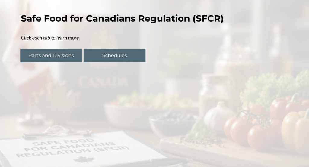 Screenshot for course of The Fundamentals of Canadian Food Labeling.